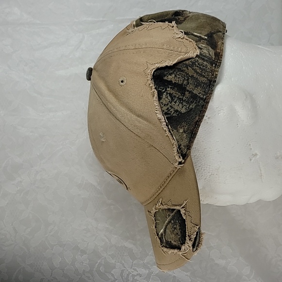 Head To Toe Camo StrapBack Hat Tan - Picture 3 of 9